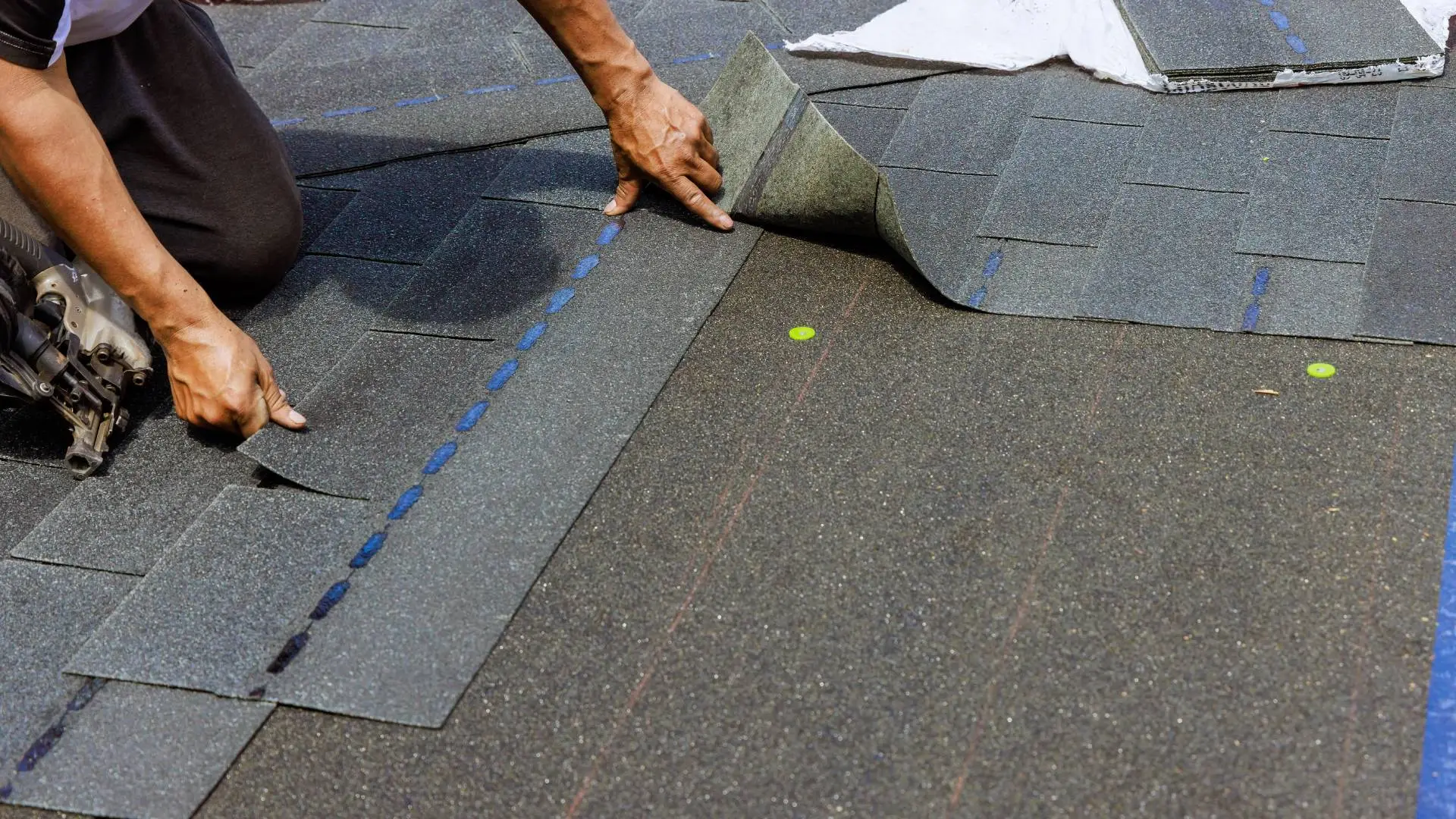 Roof repair services by RoofingExpert.us including roof leak repair, shingle repair, flashing repair, storm damage roof repair, residential roof repair, and commercial roof repair.